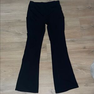 Sporto Women's Classic Black Flare Pants